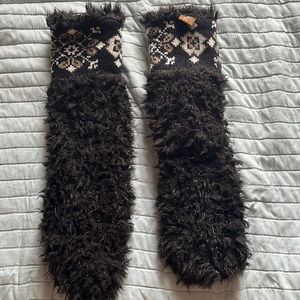 Bear paw slipper socks. Never worn